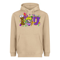 Mushroom Mardi Gras ICU Nurse Heavyweight Hoodie - HowdyJamesFarm