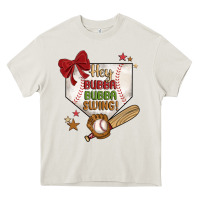 Cream hey bubba bubba swing Heavy Core Tee - JahusDesignShop