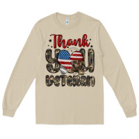 Mushroom thank you veteran Long Sleeve Tee - MaliasSmallBusiness