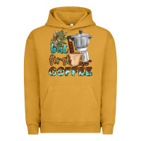Pigment Peanut Butter coffee cups but first coffee bbs Urban Hoodie - BundleAndBundleShop
