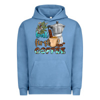 Pigment Pebble Blue coffee cups but first coffee bbs Urban Hoodie - BundleAndBundleShop