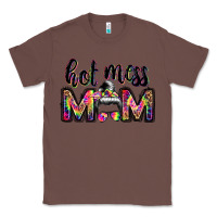 Chestnut hot mess mom messy bun Classic Tee - JahusDesignShop