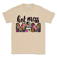 Mushroom hot mess mom messy bun Classic Tee - JahusDesignShop