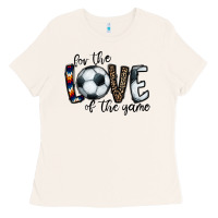 Bone for the love of the game socer Ladies Tee - CowhideDigitalArt