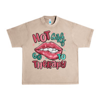 French Oak hot girls go to therapy Urban Heavy Tee - MaliasSmallBusiness