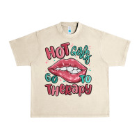 Sandshell hot girls go to therapy Urban Heavy Tee - MaliasSmallBusiness