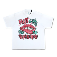 White hot girls go to therapy Urban Heavy Tee - MaliasSmallBusiness