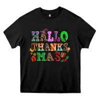 Black hallothanksmas Heavy Core Tee - AdoDesignShop