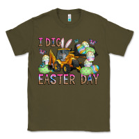 Army Green I Dig Easter Day Classic Tee - CowhideDigitalArt