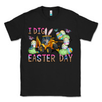 Black I Dig Easter Day Classic Tee - CowhideDigitalArt
