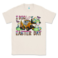 Natural I Dig Easter Day Classic Tee - CowhideDigitalArt
