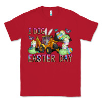 Red I Dig Easter Day Classic Tee - CowhideDigitalArt