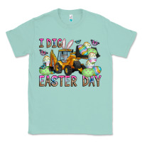 Seafoam I Dig Easter Day Classic Tee - CowhideDigitalArt