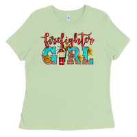 Matcha firefighter son girl Ladies Tee - HRA Design Shop