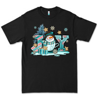 Black cute coffeecup snowmanand joy Premium Tee - AdoDesignShop