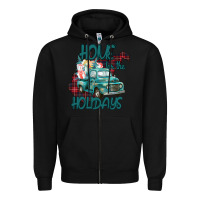 Black Christmas Home For The Holidays Zipper Hoodie - Bettercallsaul