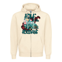 Sandshell Christmas Home For The Holidays Zipper Hoodie - Bettercallsaul