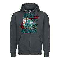 Smoke Christmas Home For The Holidays Zipper Hoodie - Bettercallsaul