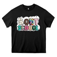 Peace Out School Heavy Core Tee | Teevron