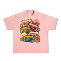 Salmon customized country cassette tapes Urban Heavy Tee - MaliasSmallBusiness