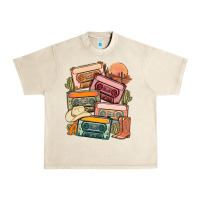 Sandshell customized country cassette tapes Urban Heavy Tee - MaliasSmallBusiness