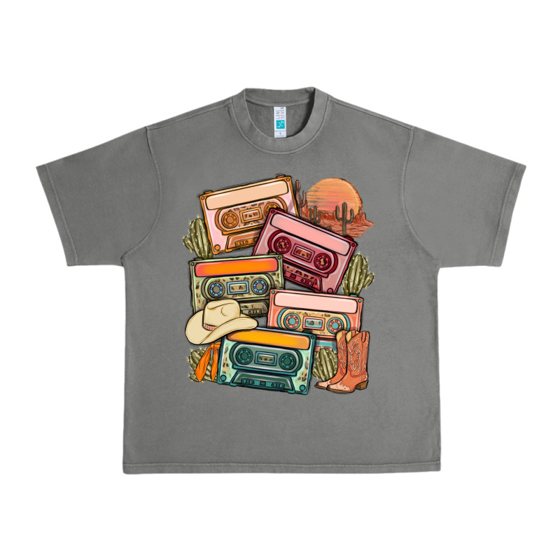 Customized Country Cassette Tapes Urban Heavy Tee by MaliasSmallBusiness | Teevron