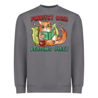 Storm purrfect cozy reading vibes Heavyweight Sweatshirt - MaliasSmallBusiness