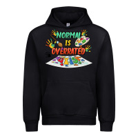 Black Normal Is Overrated Urban Hoodie - FaDigitalArtStudio
