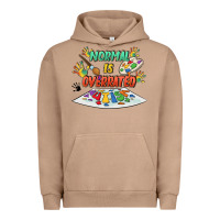 Pigment Burro Normal Is Overrated Urban Hoodie - FaDigitalArtStudio
