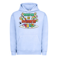Pigment Grape Ice Normal Is Overrated Urban Hoodie - FaDigitalArtStudio