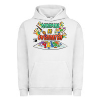 Pigment Lunar Rock Normal Is Overrated Urban Hoodie - FaDigitalArtStudio