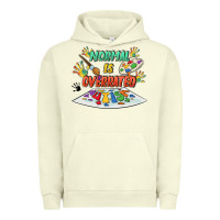 Pigment Pistachio Normal Is Overrated Urban Hoodie - FaDigitalArtStudio