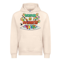 Sandshell Normal Is Overrated Urban Hoodie - FaDigitalArtStudio