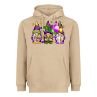 Mushroom Mardi Gras gnomies with elements Heavyweight Hoodie - HowdyJamesFarm
