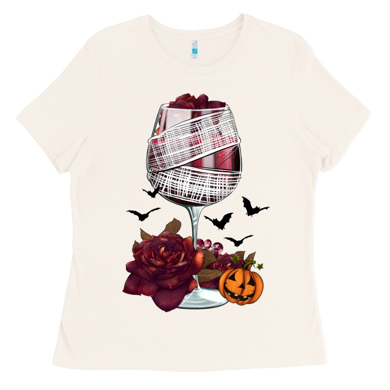 Halloween Roses Wine Ladies Tee by FaDigitalArtStudio | Teevron