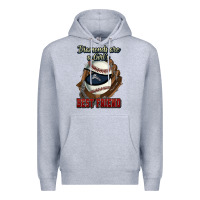 Heather Grey Diamonds are a girl's best friend Baseball Premium Hoodie - HowdyJamesFarm