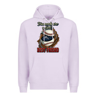 Lilac Diamonds are a girl's best friend Baseball Premium Hoodie - HowdyJamesFarm