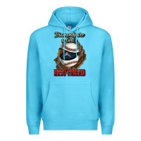 Ocean Blue Diamonds are a girl's best friend Baseball Premium Hoodie - HowdyJamesFarm