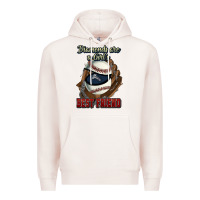 Pale Pink Diamonds are a girl's best friend Baseball Premium Hoodie - HowdyJamesFarm