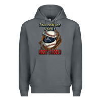 Rock Diamonds are a girl's best friend Baseball Premium Hoodie - HowdyJamesFarm