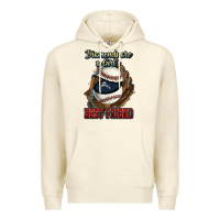 Diamonds Are A Girl's Best Friend Baseball Premium Hoodie | Teevron