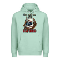Seafoam Diamonds are a girl's best friend Baseball Premium Hoodie - HowdyJamesFarm
