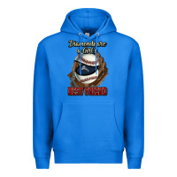 True Royal Diamonds are a girl's best friend Baseball Premium Hoodie - HowdyJamesFarm