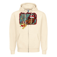 Sandshell Merry Christmas Lips Santa Zipper Hoodie - Bettercallsaul