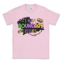 Bubblegum Pink ı have boundary ıssues Classic Tee - MaliasSmallBusiness
