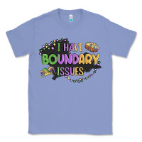Colony Blue ı have boundary ıssues Classic Tee - MaliasSmallBusiness