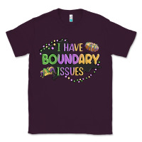 Plum ı have boundary ıssues Classic Tee - MaliasSmallBusiness