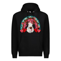 Black valentines heifer rainbow Premium Hoodie - JahusDesignShop
