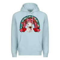 Blue Mist valentines heifer rainbow Premium Hoodie - JahusDesignShop