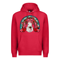 Cardinal valentines heifer rainbow Premium Hoodie - JahusDesignShop